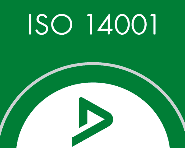 We are certified: ISO 14001 